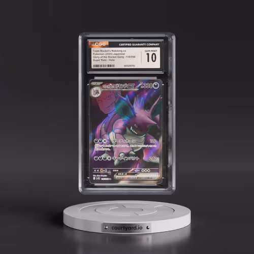 2025 Glory of the Rocket Gang - sv10 #116/098 Team Rocket's Nidoking ex - Super Rare Holo (CGC 10 GE
