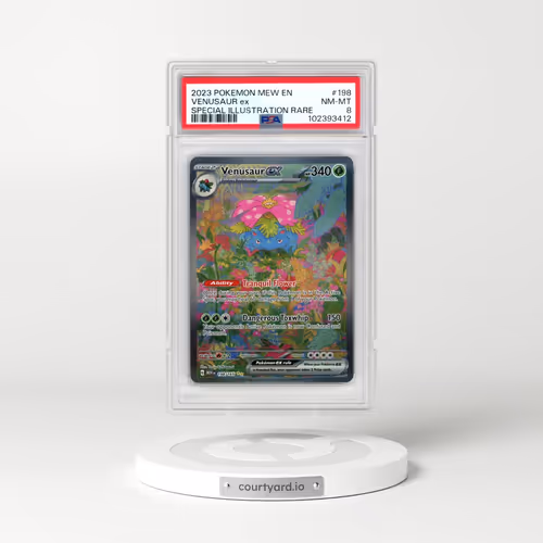 2023 Pokémon Mew EN-151 #198 Venusaur EX - Holo Special Illustration Rare (PSA 8 NM-MT)