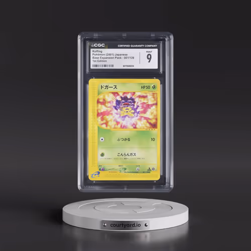 2001 Base Expansion Pack #001/128 Koffing - 1st Edition (CGC 9 MINT)