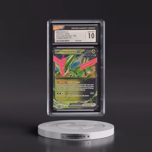 2023 Black Star Promos - Scarlet & Violet SVP EN #128 Iron Leaves ex - Paradox Clash Tin (CGC 10 GEM
