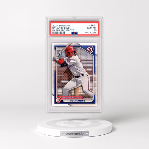 2024 Bowman Paper Prospects #BP23 Dylan Crews (PSA 10 GEM MINT)