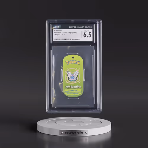 2000 Pokémon Trainer Tags (2000 Dairylea) - English #12 Butterfree (CGC 6.5 EX-NM+)