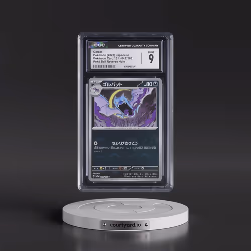 2023 Pokémon Card 151 #042/165 Golbat - Reverse Holo Poké Ball (CGC 9 MINT)