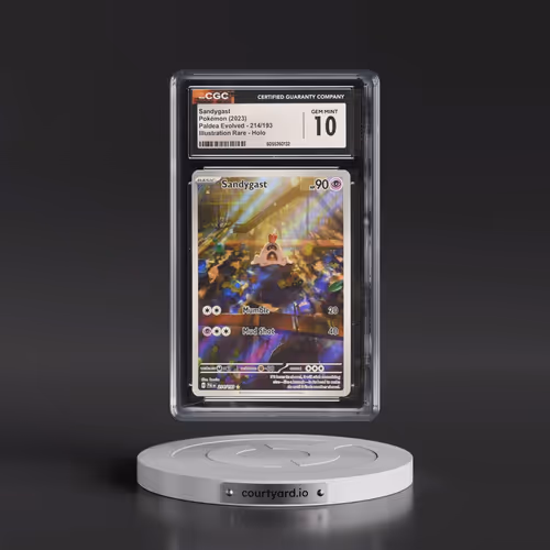 2023 Paldea Evolved - PAL EN #214/193 Sandygast - Illustration Rare Holo (CGC 10 GEM MINT)