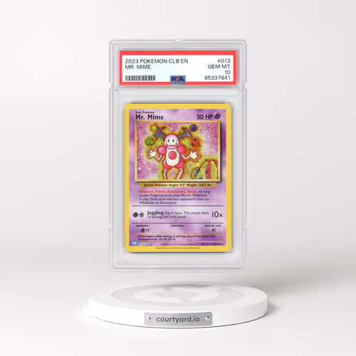 2023 Pokémon Clb-Trading Card Game Classic Blastoise & Suicune EX Deck #013 Mr. Mime (PSA 10 GEM MINT)