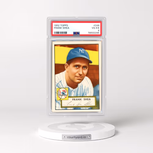 1952 Topps #248 Frank Shea (PSA 4 VG-EX)