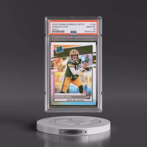 2020 Panini Donruss Optic #154 Jordan Love - Holo (PSA 10 GEM MINT)