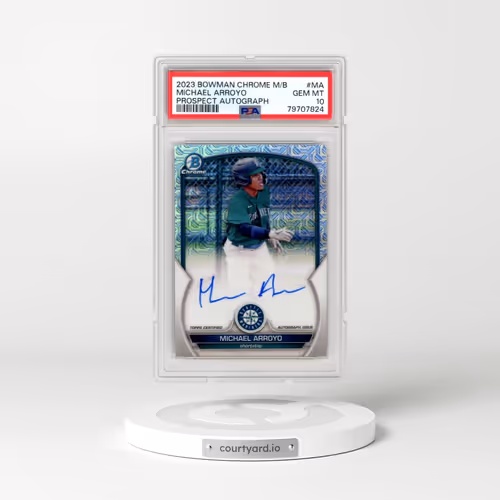 2023 Bowman Mega Box Chrome Prospect Autographs #MA Michael Arroyo (PSA 10 GEM MINT)