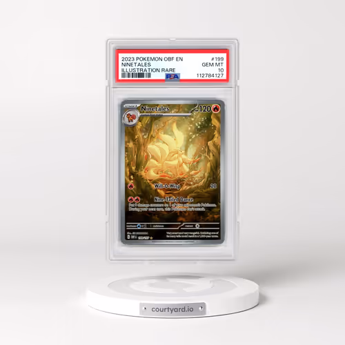 2023 Pokémon Obf EN-Obsidian Flames #199 Ninetales - Illustration Rare (PSA 10 GEM MINT)