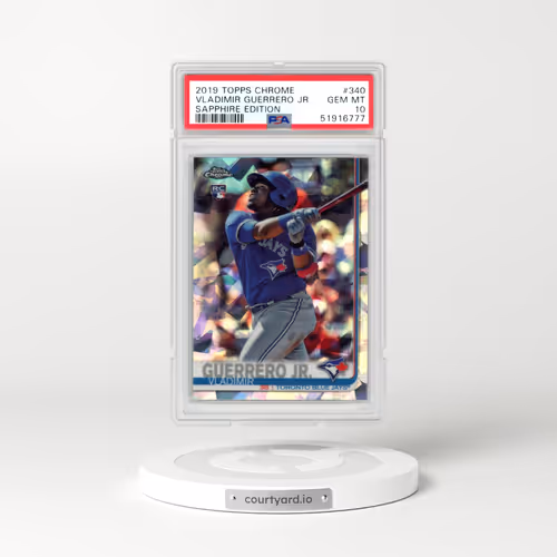2019 Topps Chrome Sapphire Edition #340 Vladimir Guerrero Jr. (PSA 10 GEM MINT)