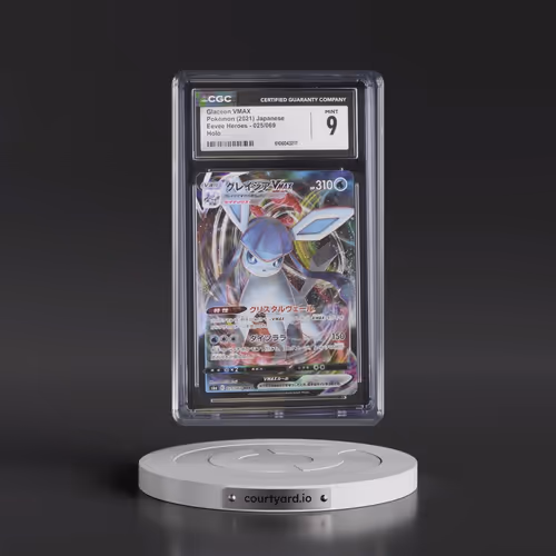 2021 Eevee Heroes #025/069 Glaceon VMAX - Holo (CGC 9 MINT)