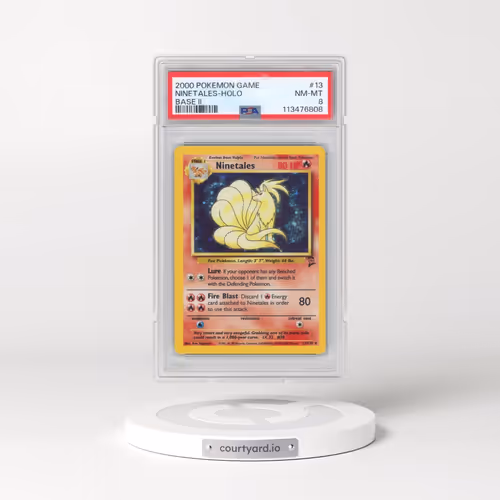 2000 Pokémon Game Base II #13 Ninetales - Holo (PSA 8 NM-MT)