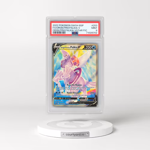 2022 Pokémon Swsh Black Star Promo #253 Origin Forme Palkia V - Holo Full Art Origin Forme Palkia Vstar Premium Collection (PSA 9 MINT)