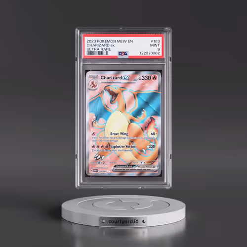 2023 Pokémon Mew EN-151 #183 Charizard EX - Holo Ultra Rare (PSA 9 MINT)
