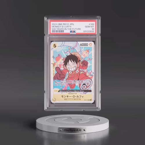 2024 One Piece Japanese OP07-500 Years in the Future #109 Monkey D. Luffy (PSA 10 GEM MINT)