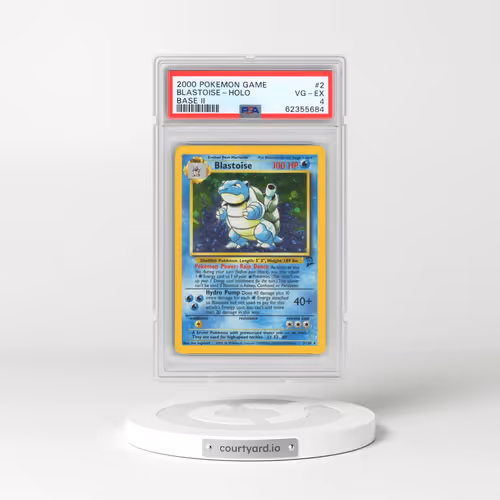 2000 Pokémon Game Base II #2 Blastoise - Holo (PSA 4 VG-EX)