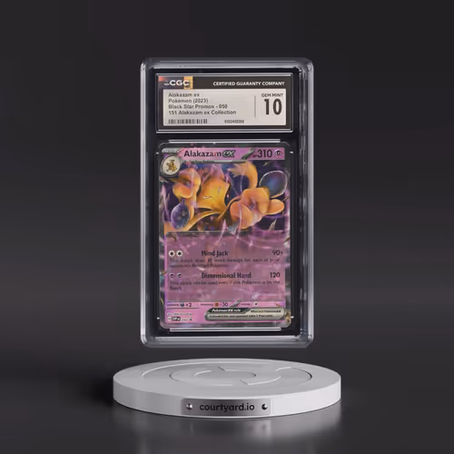 2023 Black Star Promos - Scarlet & Violet SVP EN #050 Alakazam ex - 151 ex Box-Alakazam ex (CGC 10 G
