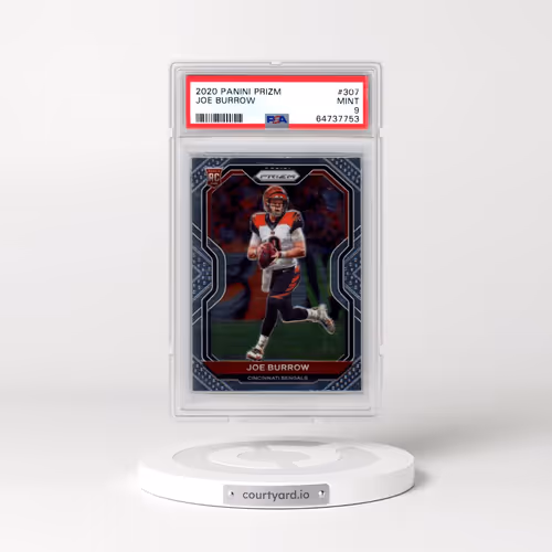 2020 Panini Prizm #307 Joe Burrow (PSA 9 MINT)