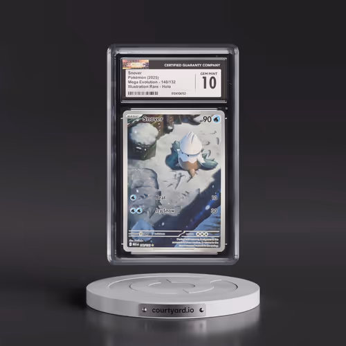 2025 Pokémon Meg EN-Mega Evolution #140 Snover - Illustration Rare (CGC 10 GEM MINT)