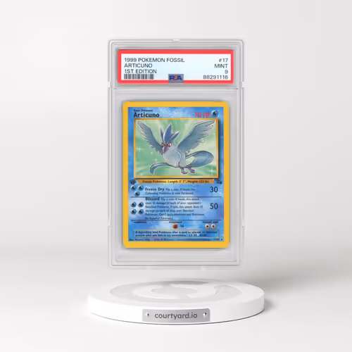 1999 Pokémon Fossil #17 Articuno - 1st Edition (PSA 9 MINT)