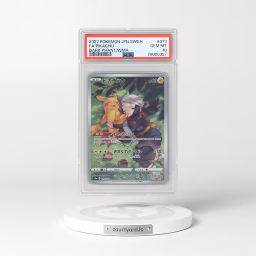 2022 Pokémon Sword & Shield Dark Phantasma #073 Pikachu - Full Art (PSA 10 GEM MINT)