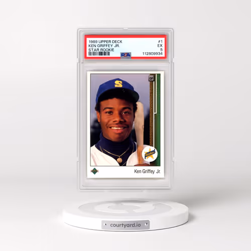 1989 Upper Deck #1 Ken Griffey Jr - Star Rookie (PSA 5 EX)