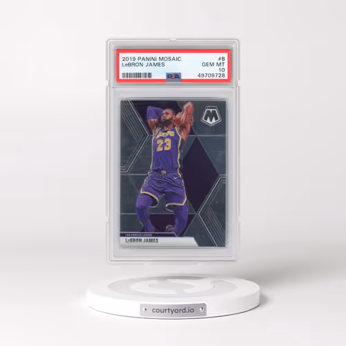 2019 Panini Mosaic #8 LeBron James (PSA 10 GEM MINT)