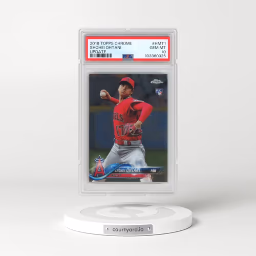 2018 Topps Chrome Update #HMT1 Shohei Ohtani (PSA 10 GEM MINT)