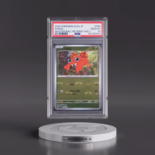 2023 Pokémon Sv2a-Pokemon 151 #046 Paras - Reverse Holo Master Ball (PSA 10 GEM MINT)