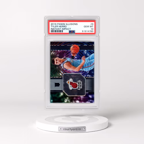 2019 Panini Illusions Instant Impact #9 Tyler Herro (PSA 10 GEM MINT)