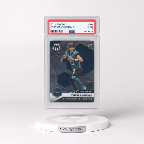 2021 Panini Mosaic #241 Trevor Lawrence (PSA 9 MINT)