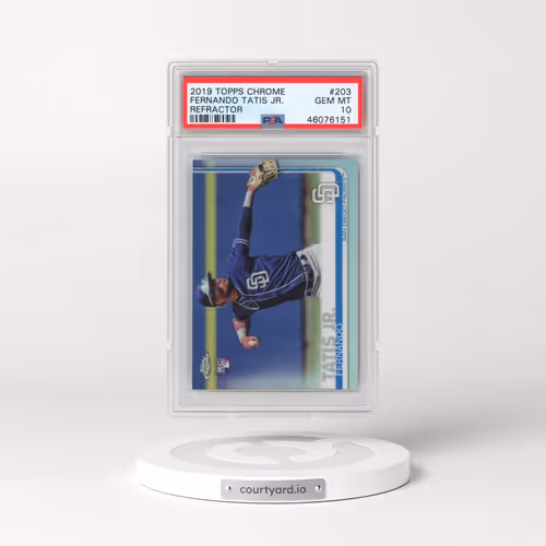 2019 Topps Chrome #203 Fernando Tatis Jr. - Refractor (PSA 10 GEM MINT)