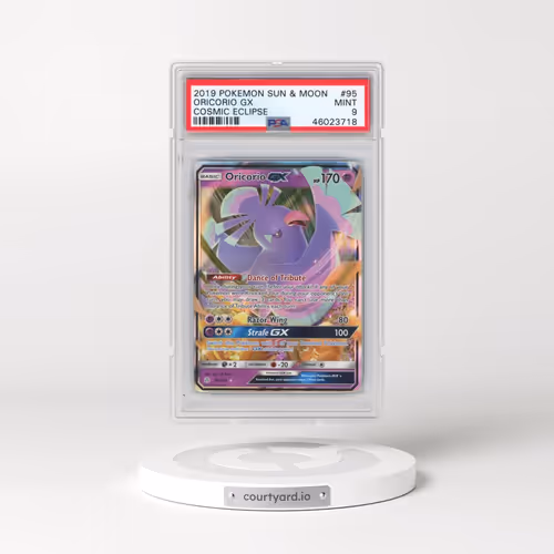 2019 Pokémon Sun & Moon Cosmic Eclipse #95 Oricorio GX - Holo (PSA 9 MINT)