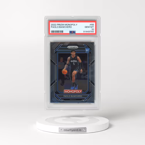 2022 Panini Prizm Monopoly #66 Paolo Banchero (PSA 10 GEM MINT)