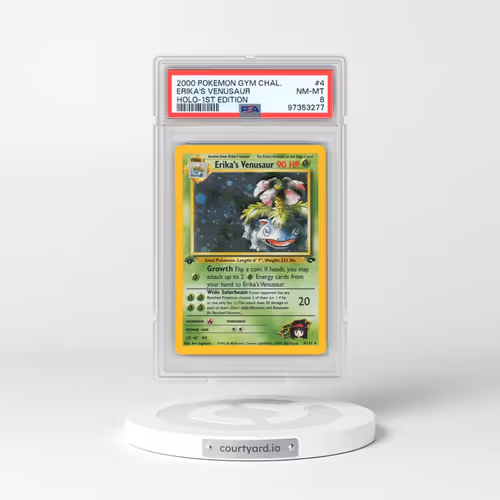 2000 Pokémon Gym Challenge #4 Erika's Venusaur - 1st Edition Holo (PSA 8 NM-MT)