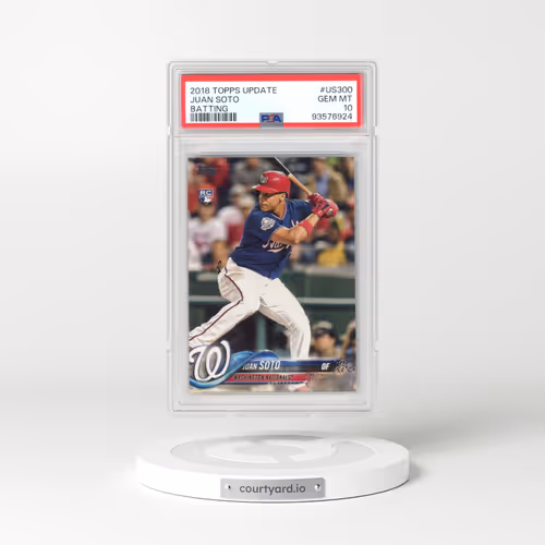 2018 Topps Update #US300 Juan Soto - Batting (PSA 10 GEM MINT)