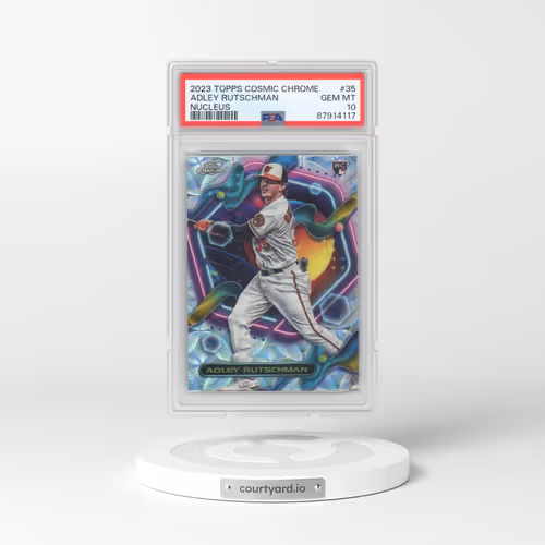 2023 Topps Cosmic Chrome #35 Adley Rutschman - Nucleus (PSA 10 GEM MINT)
