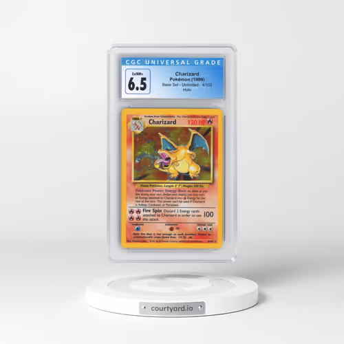 1999 Base Set #4/102 Charizard - Holo (CGC 6.5 EX-NM+)