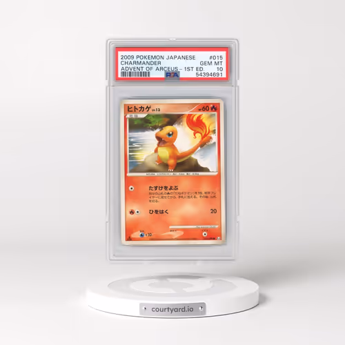 2009 Pokémon Advent of Arceus #015 Charmander - 1st Edition (PSA 10 GEM MINT)