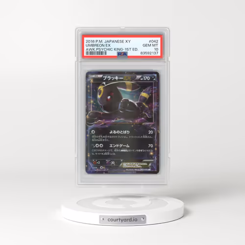 2016 Pokémon XY Awakening Psychic King #042 Umbreon EX - 1st Edition Holo (PSA 10 GEM MINT)
