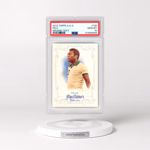 2013 Topps Allen & Ginter #130 Pele - Missing Text (PSA 10 GEM MINT)