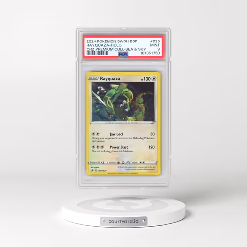2024 Pokémon Swsh Black Star Promo #029 Rayquaza - Holo Crown Zenith Premium Collection Sea & Sky (P