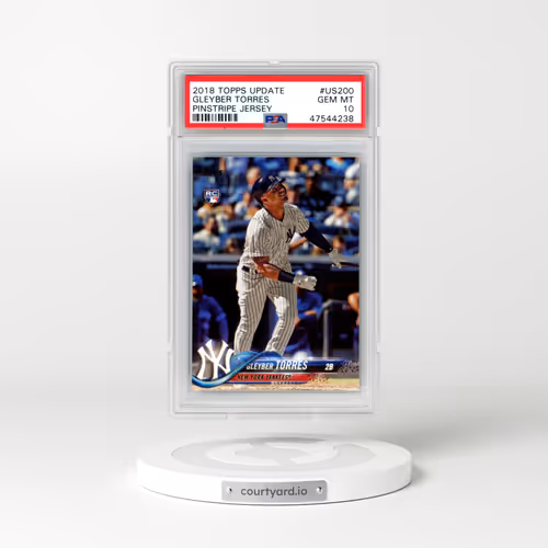 2018 Topps Update #US200 Gleyber Torres - Pinstripe Jersey (PSA 10 GEM MINT)