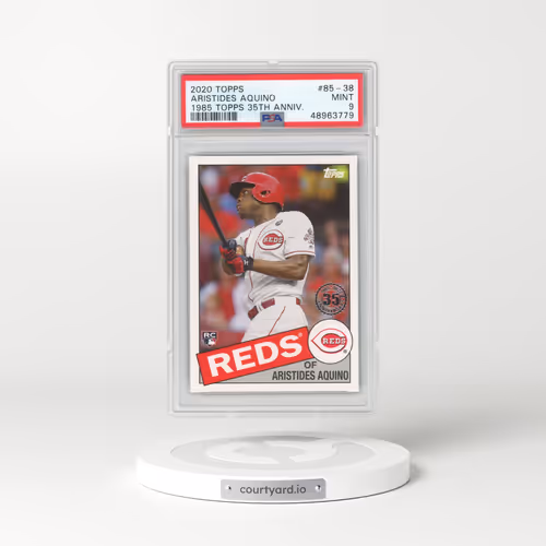2020 Topps 1985 Topps 35th Anniversary #85-38 Aristides Aquino (PSA 9 MINT)