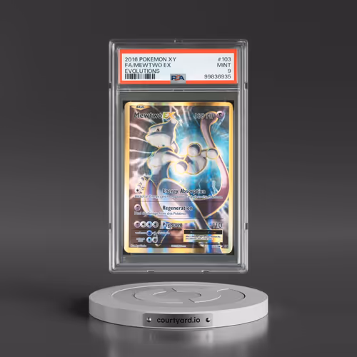 2016 Pokémon XY Evolutions #103 Mewtwo EX - Holo Full Art (PSA 9 MINT)