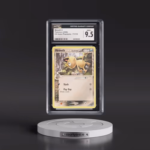 2006 EX Holon Phantoms #71/110 Meowth δ (CGC 9.5 MINT+)