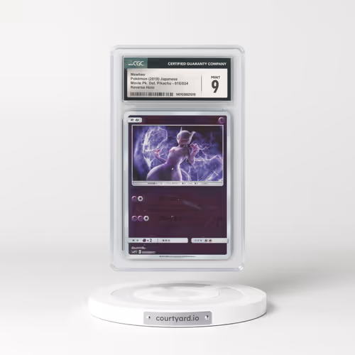 2019 Movie Pack Detective Pikachu #016/024 Mewtwo - Reverse Holo (CGC 9 MINT)