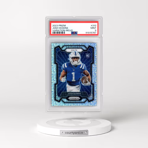 2023 Panini Prizm #310 Josh Downs - Variation-Mojo (PSA 9 MINT)