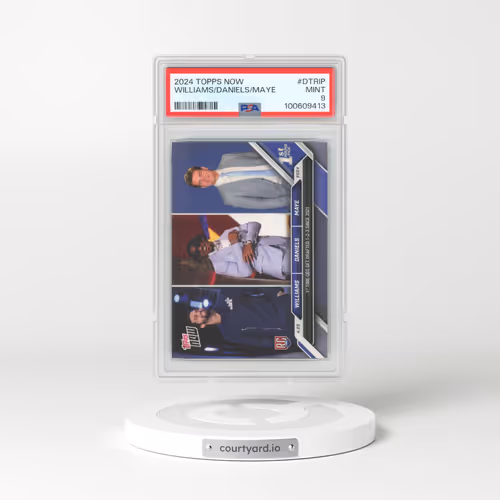 2024 Topps Now #DTRIP Caleb Williams/Drake Maye/Jayden Daniels (PSA 9 MINT)