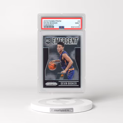 2015 Panini Prizm Emergent #6 Devin Booker (PSA 9 MINT)